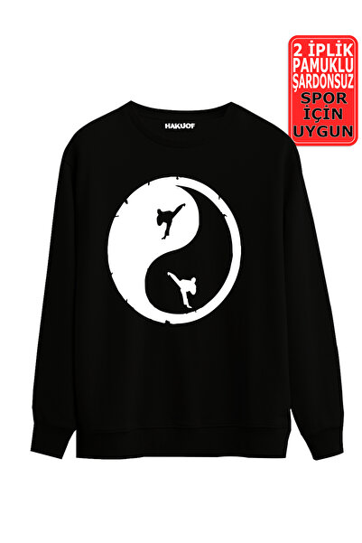 hakuof 2 Футболка з принтом з ниток для таеквондо