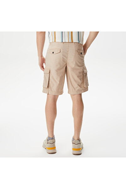 Nautica Erkek Bej Bermuda Şort