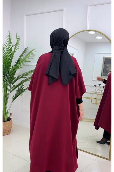 VALENS BOUTİQUE Tesetur Poncho Knitwear Button Poncho