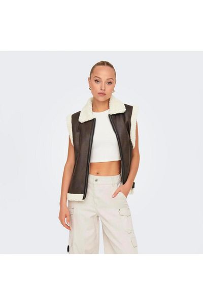 ONLY 15322433 Дамско кожено палто Onlbetty Bonded Wickcoat Cc Otw