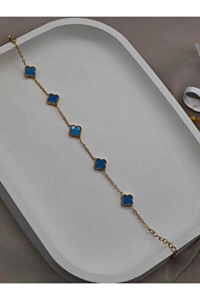 STAİNLES Mini Boy Cleef,Gold Zincir Paslanmaz Çelik Bileklik