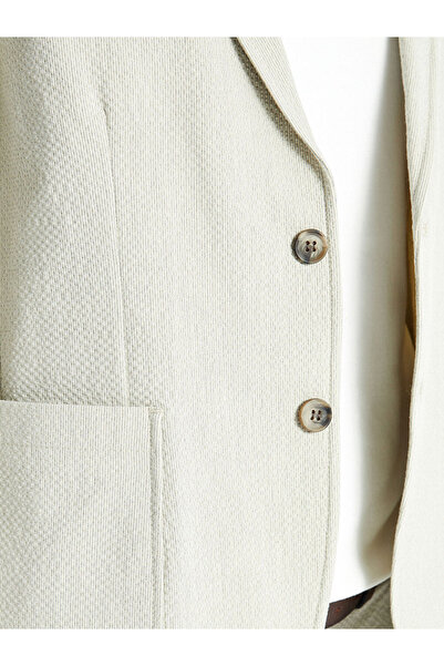 LC Waikiki Бежевий стандартний фасон чоловічий блейзер