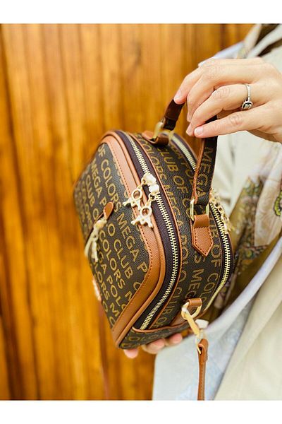 MEGA Polo Club of Colors Women's Handbag with 6 Compartments Hand and Adjustable Shoulder Strap