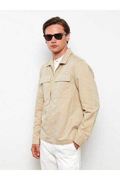 LC Waikiki Beige Standard Fit Men's Blazer Jacket