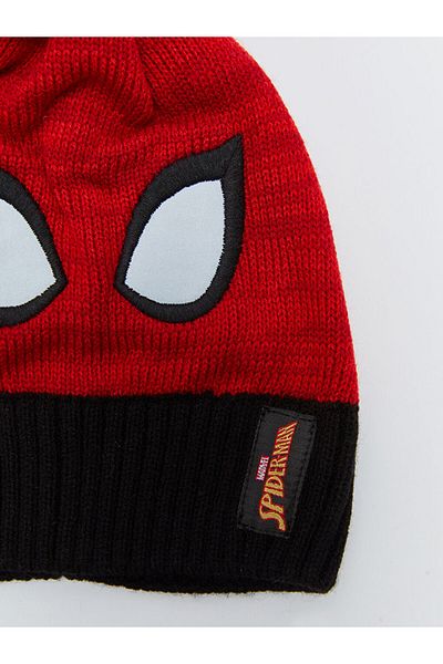 LC Waikiki Spiderman Licensed Boy's Scarf, Beret and Gloves Set