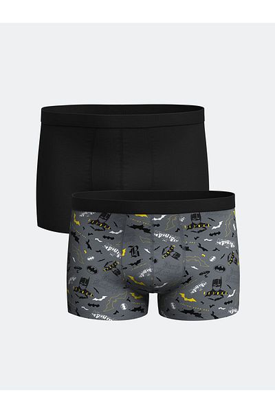 LC Waikiki LCW Batman Printed 2-Piece Men's Boxer Set - Standard Mold