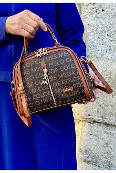 MEGA Geantă de umăr și crossbody originală cu mai multe compartimente de mări...