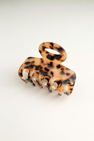 Modex Handmade France Leopard Clamp Buckle (8cm)