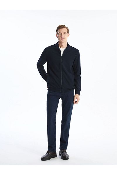 LC Waikiki Ανδρικό φούτερ με φερμουάρ Lw - College Collar μακρυμάνικο