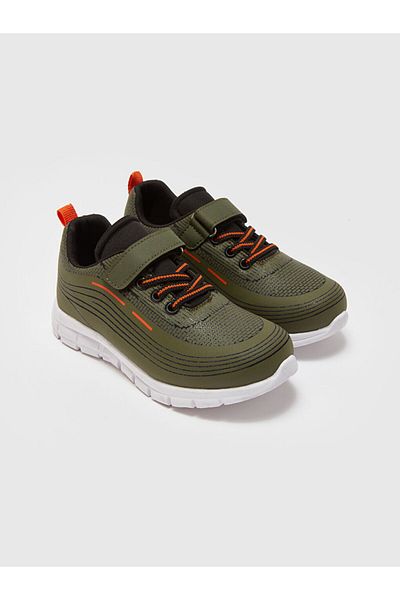 LC Waikiki Boys' Sports Shoes - Lcw Steps Printed, Lace-Up and Velcro