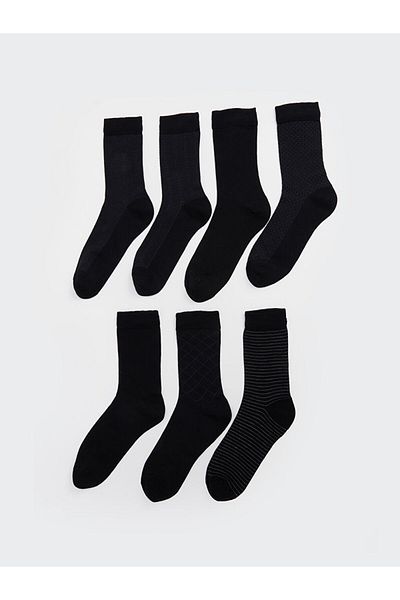 LC Waikiki New Season Bamboo Men's Socks 7-Piece - W44074Z8