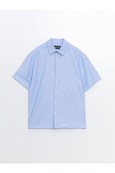 LC Waikiki Ανδρικό κοντομάνικο πουκάμισο LCW Comfortable Fit