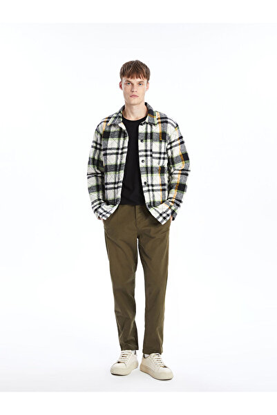 LC Waikiki Ανδρικό παλτό Slim Fit Shirt Collar