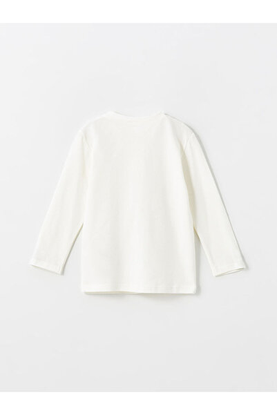 LC Waikiki Chlapecké tričko a tepláky s dlouhým rukávem a potiskem, 2dílná sada