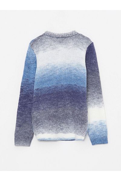 LC Waikiki Πλεκτό πουλόβερ για αγόρια - Μακρυμάνικο, Crew Neck, Color Block