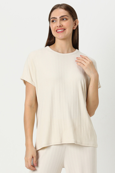 RİNA توب أساسيات_S_أبيض فاتح
