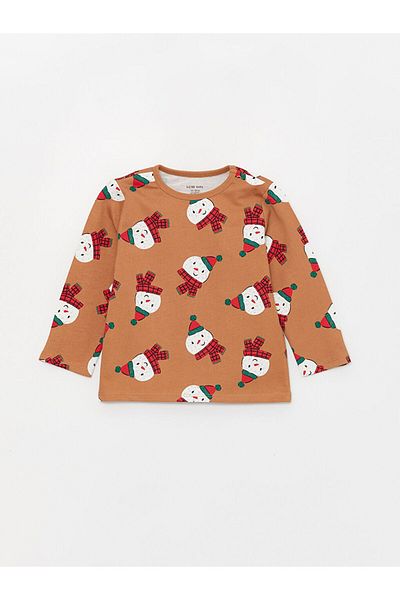 LC Waikiki LCW baby Crew Neck Printed Baby Boy Pyžamas Set