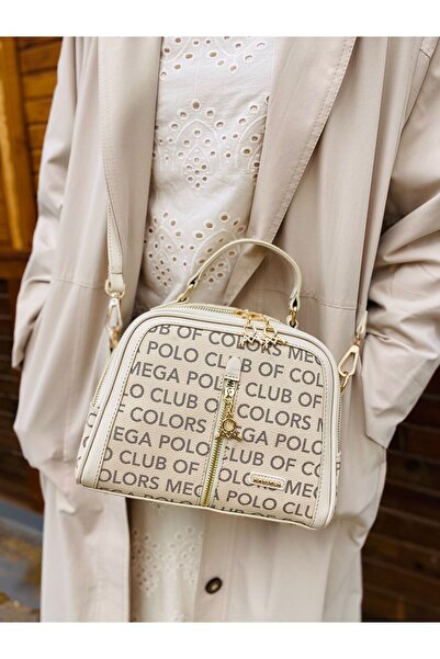 H&D COLLECTİON Mega Polo Club of Colors Women's Bag with 6 Compartments and Adjustable Shoulder Strap