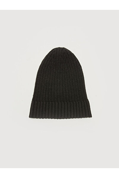 LC Waikiki Einfarbige Strick-Baskenmütze für Herren