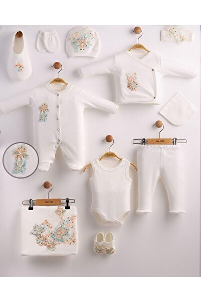 yukobaby bebeğiniz için en doğalı KIZ BEBEK YENİDOĞAN KELEBEK ÇİÇEKLİ 10 LU H...