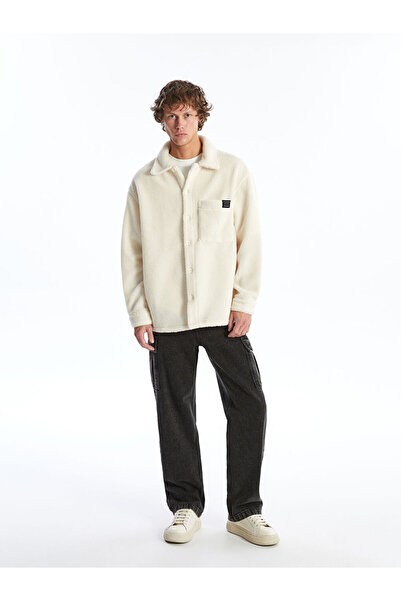 LC Waikiki Rahat Kalip Uzun Kollu Pelus Erkek Gomlek - W46575Z8