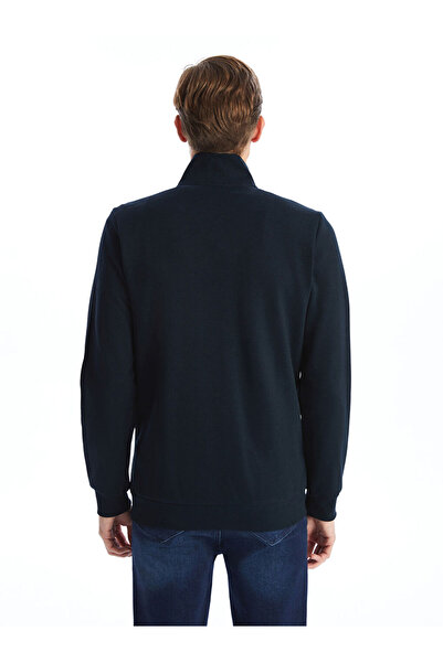 LC Waikiki LCWAIKIKI - Чоловічий світло-синій світшот з довгими рукавами та високим коміром