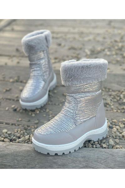 Surpie Shoes Παιδικές μπότες με γούνα, αδιάβροχες μπότες για κορίτσια