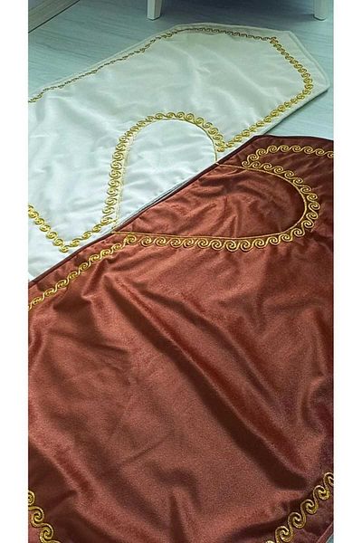 CONSTRAİN Paired Heart Prayer Rug - Bridal Groom Bundle, Gift Dowry