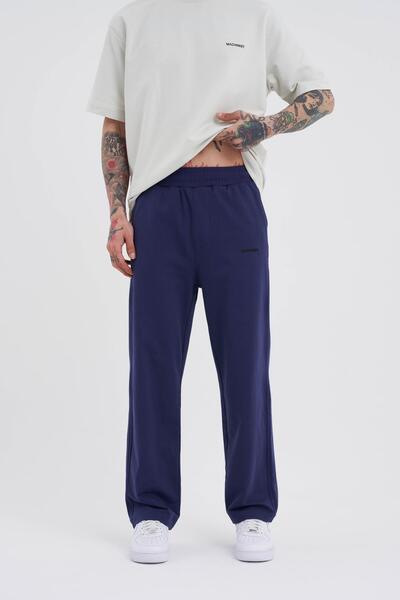 Machinist Чоловічі базові розслаблені баггі сині спортивні штани