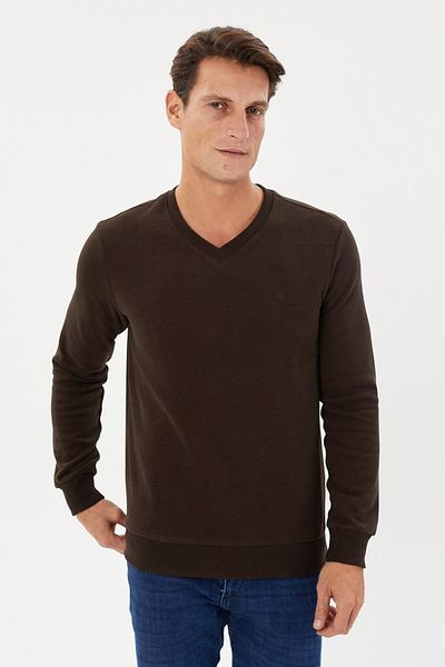 Tony Montana Φούτερ Velvet Thessaloniki Basic με λαιμόκοψη V- KS-1401