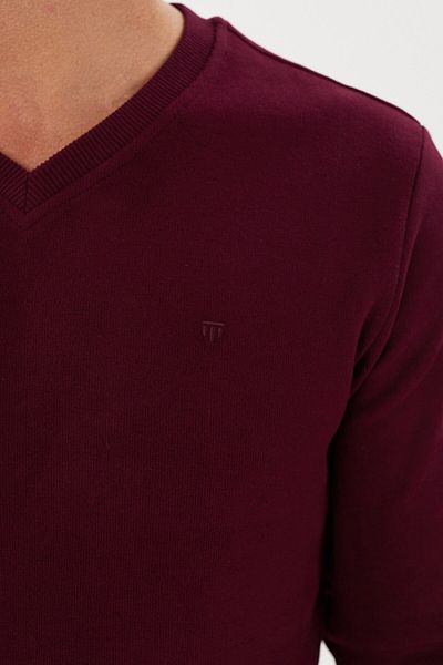 Tony Montana Φούτερ Velvet Thessaloniki Basic με λαιμόκοψη V- KS-1401