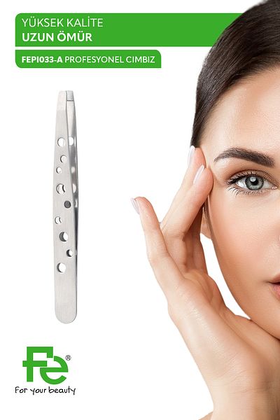 Fe Prosyonel Tweezers - Flat Tip