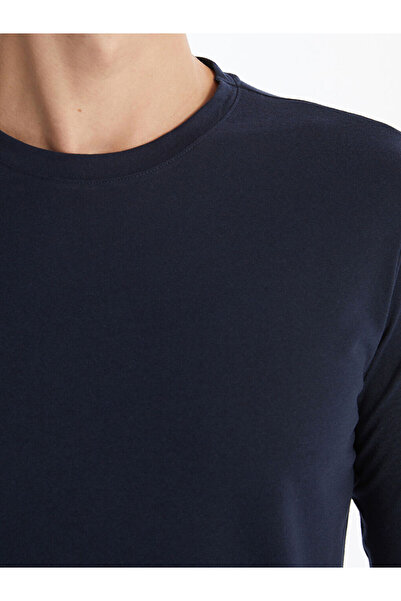 LC Waikiki Pánské tričko s dlouhým rukávem a výstřihem