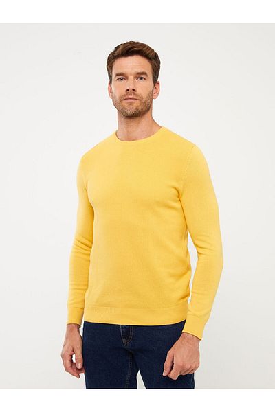 LC Waikiki Men's Knitwear Sweater - Long Sleeve, Crew Neck