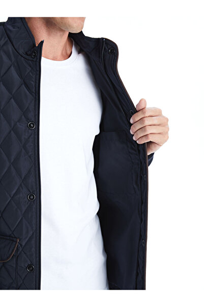 LC Waikiki Стандартна форма з прямим коміром Чоловічий трикотажний пальто