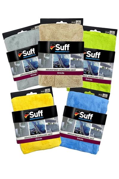 Suff Orcide Microfiber Drying Cloth - Cake Polish - Auto Cloth 1 Piece 40X40 cm