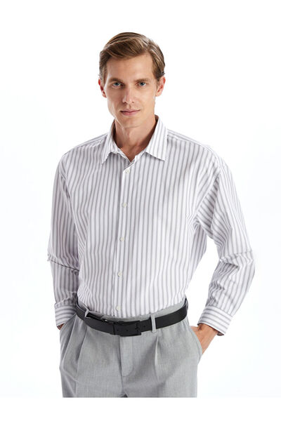 LC Waikiki Ανδρικό πουκάμισο με μακρυμάνικο ριγέ σχέδιο