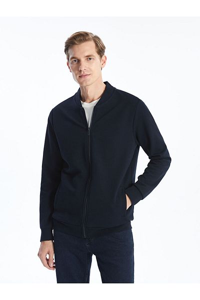 LC Waikiki Ανδρικό φούτερ με φερμουάρ Lw - College Collar μακρυμάνικο