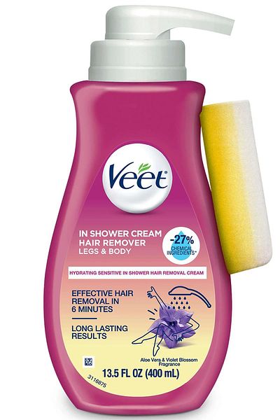 Veet Shower Leg and Body Area Depilatory Cream 400ml