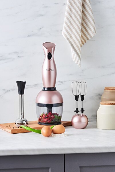 Karaca Pro-midi 3 Blender Set Rosegold