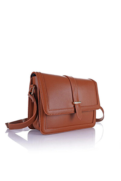 Lifonbag Geantă de umăr retro cu 5 compartimente, cu design din piele moale