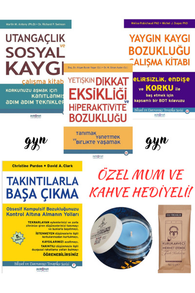 Metropolis Yayınları Utangaçlık ve Sosyal Kaygı-Yetişkin Dikkat Eksikliği-Yay...