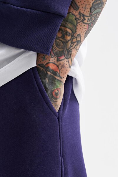 Machinist Мъжки широки анцузи в тъмносин цвят