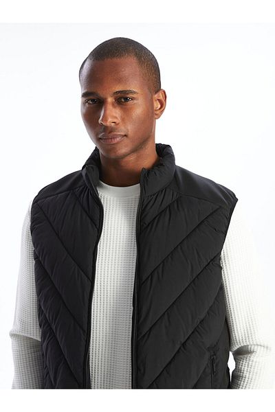 LC Waikiki Standard Mold Stand Collar Men's Puffer Vest