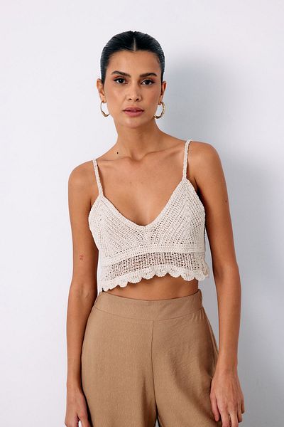 Sateen Tricotaj cu model Bustieră - PIATRĂ