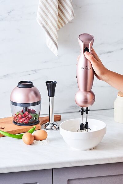 Karaca Pro-midi 3 Blender Set Rosegold
