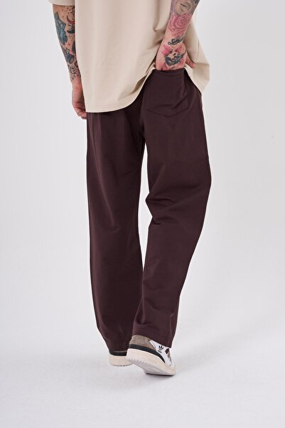 Machinist Ανδρικό Basic Relaxed φαρδύ σκούρο καφέ φούτερ