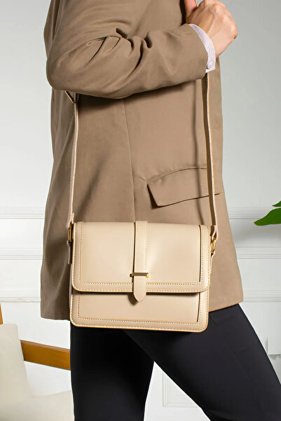 Lifonbag Women's Soft Leather Design Stylish 5 Compartment Retro Shoulder Bag