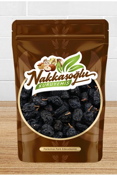Nakkaşoğlu Kuruyemiş Jumbo Çekirdeksiz Siyah Üzüm 100gr