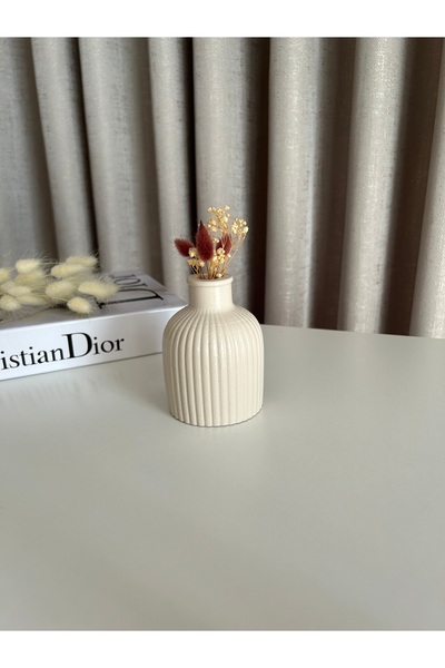 shop Dekoratif İskandinav Tarzı Bej Renk Vazo